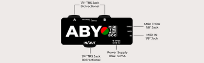 ABY – MIDI Controlled TRS ABY Box