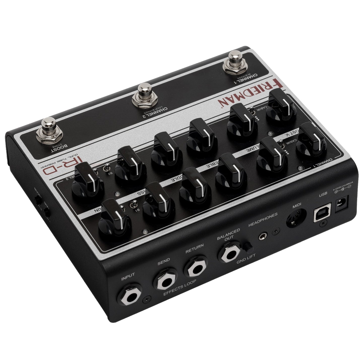 Friedman IR-D Dual Tube Preamp Pedal